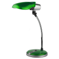 Светильник ЭРА NE-301-E27-15W-GR 15Вт настольный, цоколь E27, IP20, тип лампы - компактная люминесцентная лампа (КЛЛ), цвет - зеленый